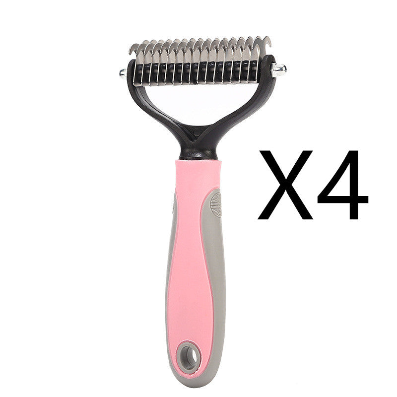 Stainless Double-sided Hair Removal Brush
