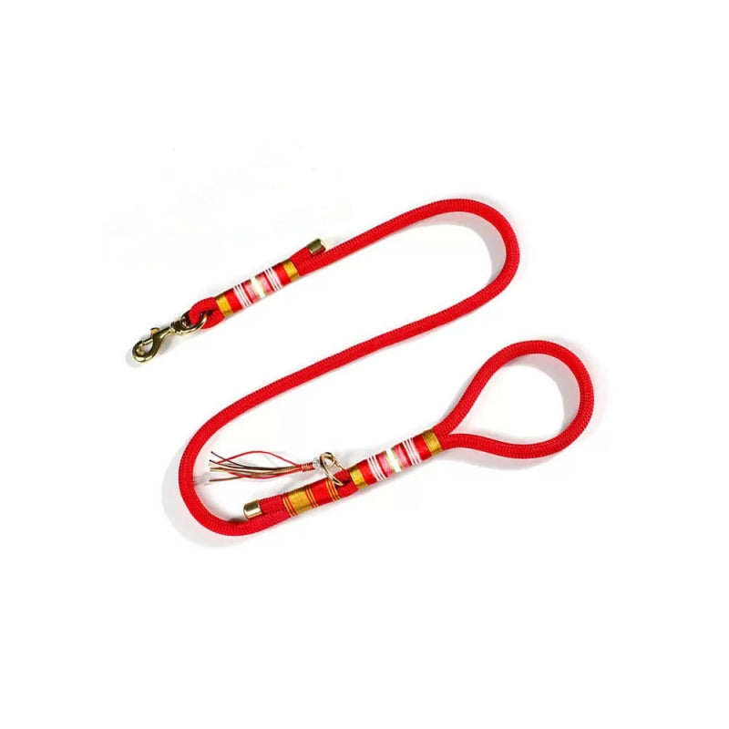 Hand-knitted Braided Rope Dog Training Leash