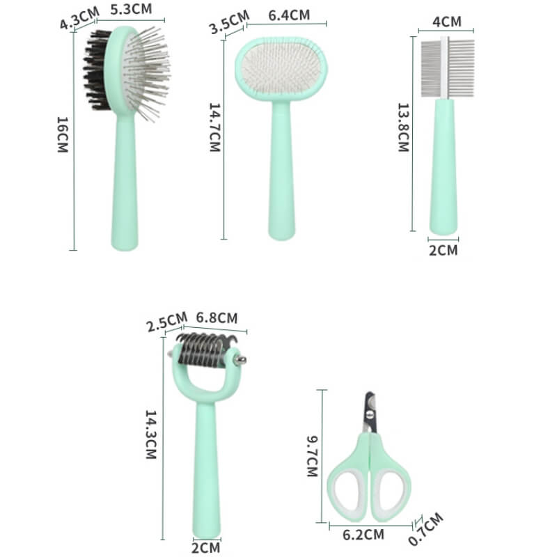 Pet Grooming Brush Tool Kit