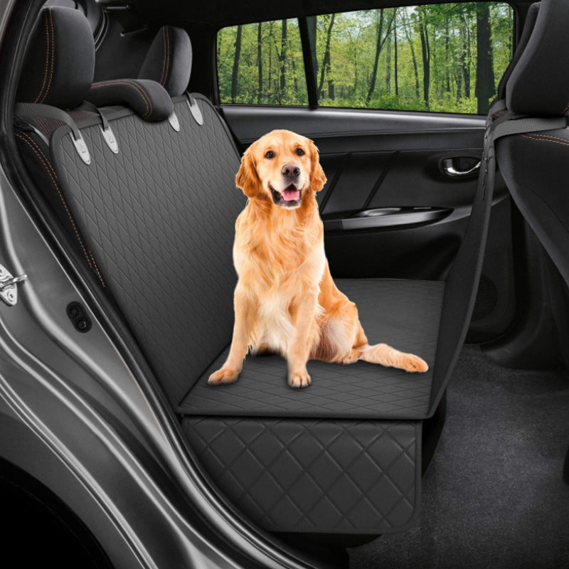 Dog Car Seat Cover With Zipper And Pocket