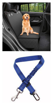 Dog Car Seat Cover With Zipper And Pocket