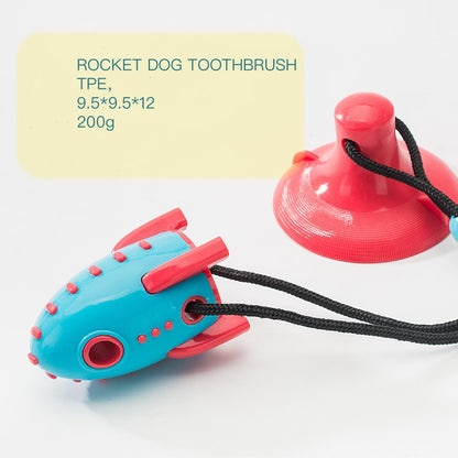 Leaking Food Rocket Dog Toy