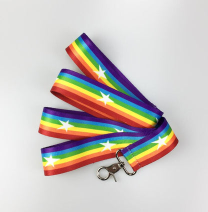 Rainbow Cool Chain Dog Leash