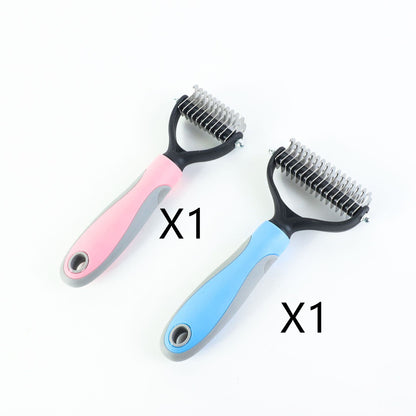 Stainless Double-sided Hair Removal Brush