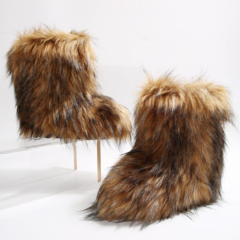 Lunzora™ Faux Fur Boots