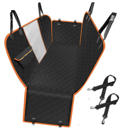 Dog Car Seat Cover With Zipper And Pocket