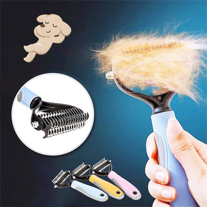Stainless Double-sided Hair Removal Brush