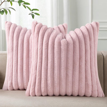 Bunny Faux Fur Pillow Covers
