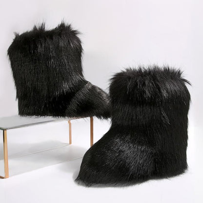 Lunzora™ Faux Fur Boots