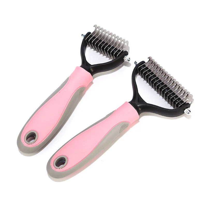 Stainless Double-sided Hair Removal Brush