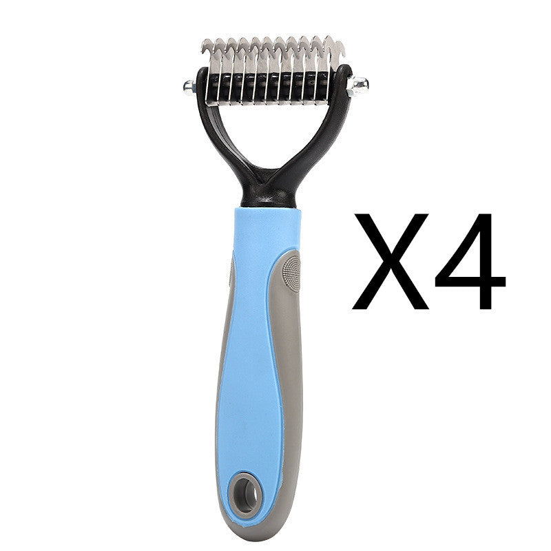 Stainless Double-sided Hair Removal Brush
