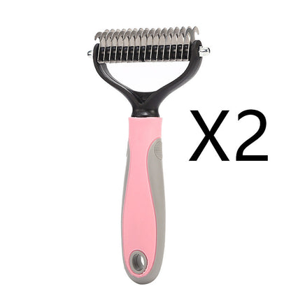 Stainless Double-sided Hair Removal Brush