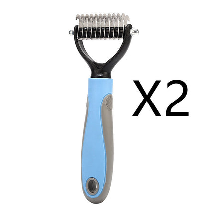 Stainless Double-sided Hair Removal Brush