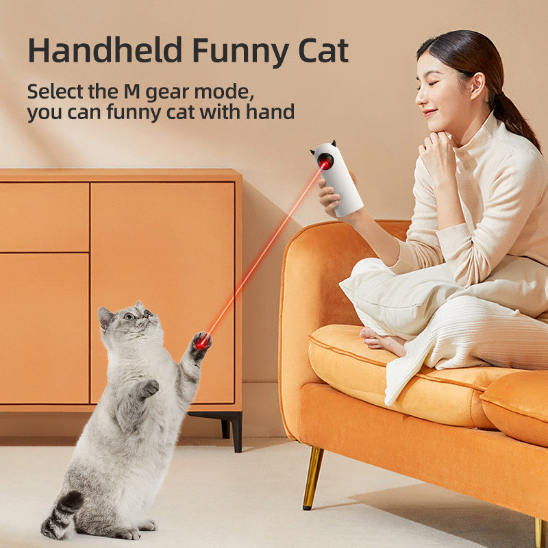 Electric Automatic Infrared Cat Teaser Toy