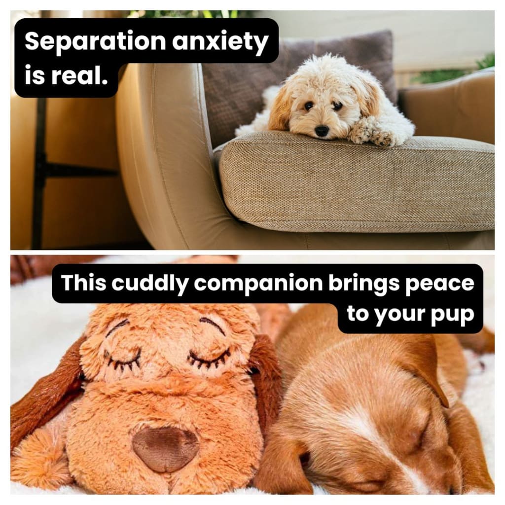 SnuggleBuddy™ Calming Heartbeat Plush for Dogs