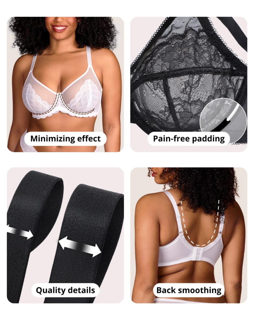 SleekMin Breast Minimizer Bra