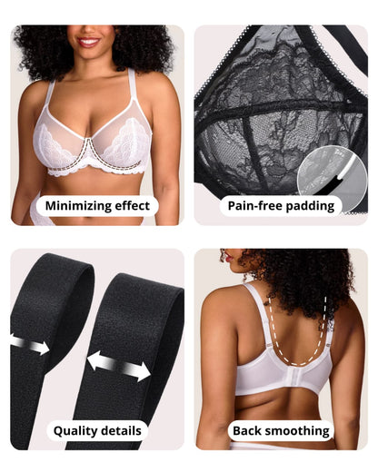 SleekMin Breast Minimizer Bra
