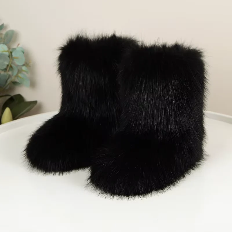 Lunzora™ Faux Fur Boots