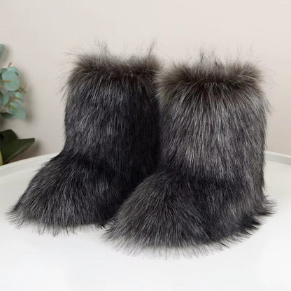 Lunzora™ Faux Fur Boots