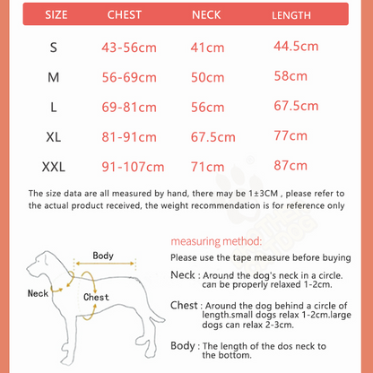 Fully Wrapped Reflective Dog Raincoat With Legs And Hood