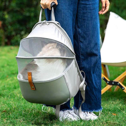 Breathable Portable Folding Travel Pet Carrier Backpack