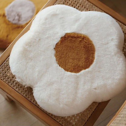 Fluffy Sunflower Memory Foam Cat Mat Seat Pad