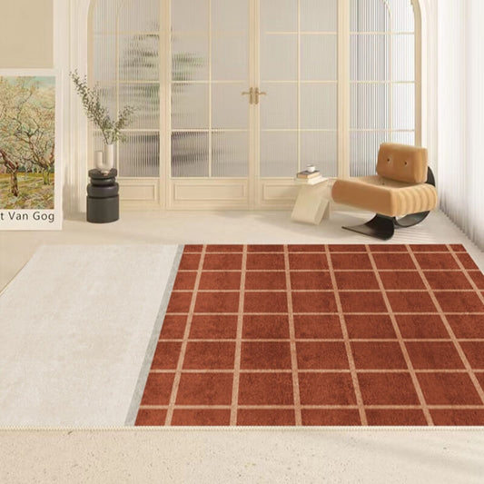 French-Inspired Vintage Living Room Rug Non-slip Carpet