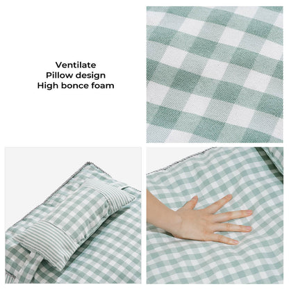 Fashion Checkered Pattern Washable Dog & Cat Bed