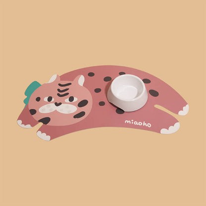 Critters Pet Bowl Place Mat & Bowl Set