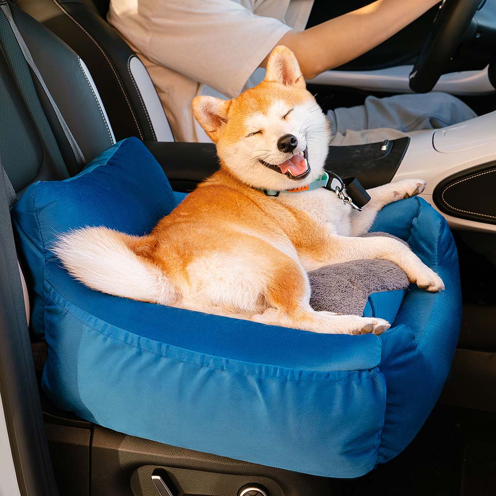 Removable Safety Pet Trip Bed Dog Car Seat Bed