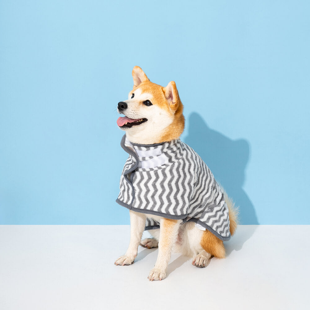 Ultra-Absorbent Dog Bath Towel Dog Anxiety Jacket