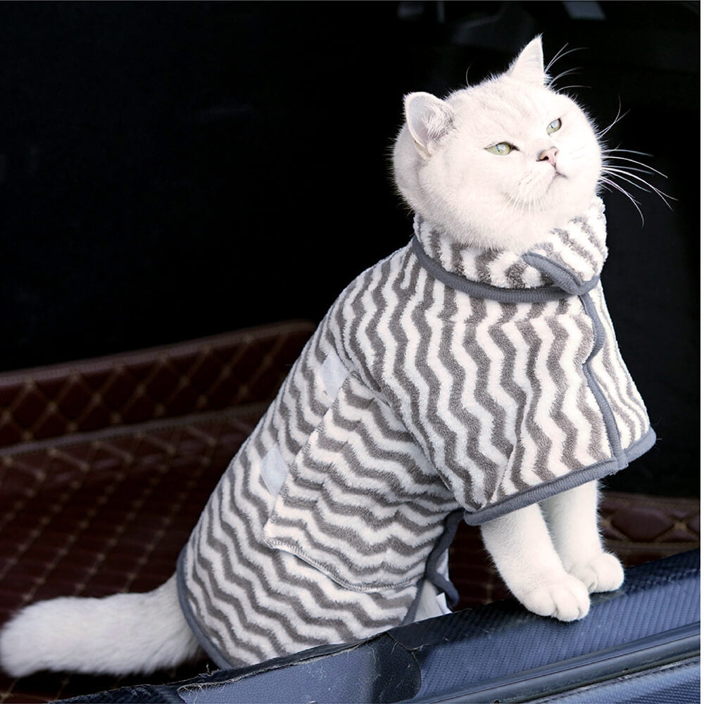 Ultra-Absorbent Dog Bath Towel Dog Anxiety Jacket