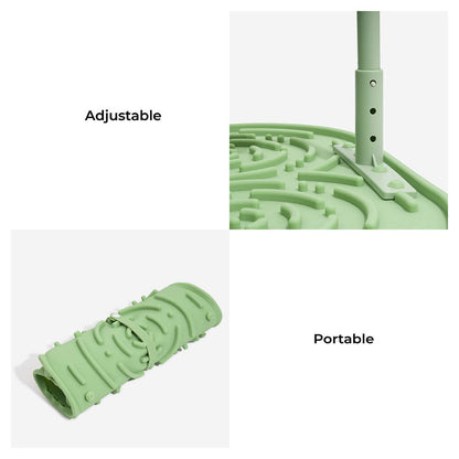 Upgraded Roller Leaky Dog Toy Slow Feeder Mat