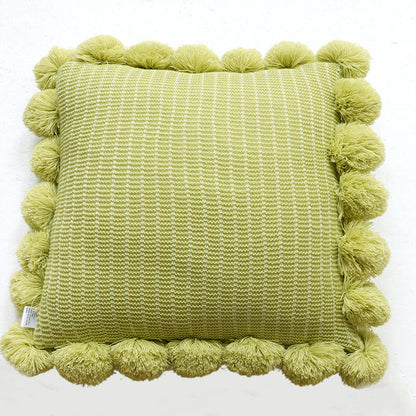 Knitted Tassel Pillow Living Room Cushion