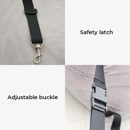 Velvet Fabric Removable & Washable Safety Dog Car Seat Bed