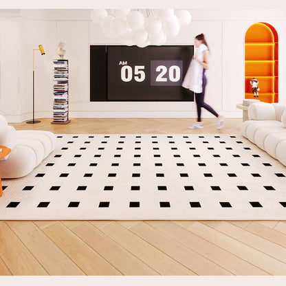 Vintage Bedside Rugs Non-slip Waterproof Living Room Carpet