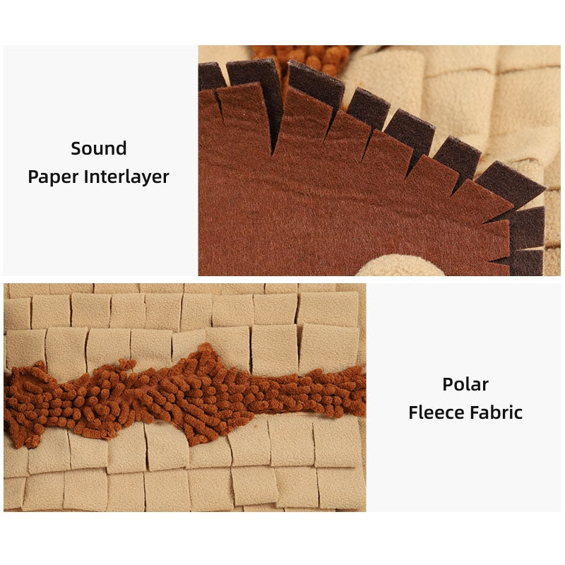 Lion Crocodile Shape Dog Slow Food Mat Dog Training Sniffing Mat