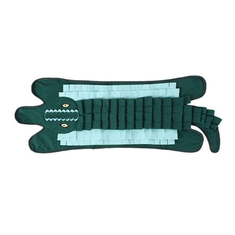 Lion Crocodile Shape Dog Slow Food Mat Dog Training Sniffing Mat