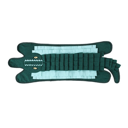 Lion Crocodile Shape Dog Slow Food Mat Dog Training Sniffing Mat