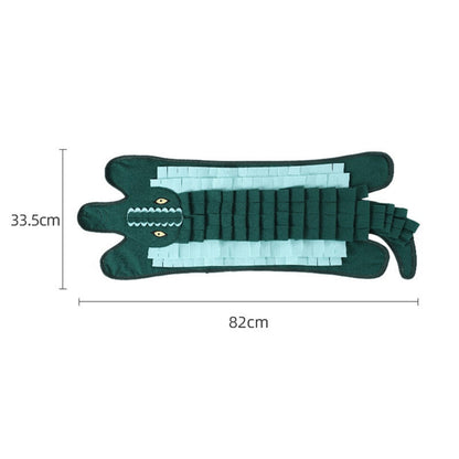 Lion Crocodile Shape Dog Slow Food Mat Dog Training Sniffing Mat