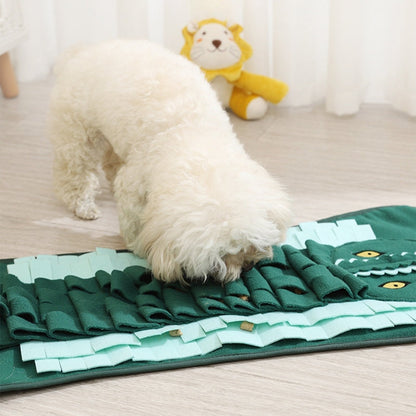 Lion Crocodile Shape Dog Slow Food Mat Dog Training Sniffing Mat