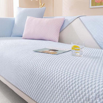 Colorful Checkerboard Anti-scratch Furniture Protector Couch Cover