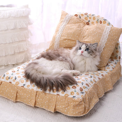 Bowknot Princess Bed Dog & Cat Bed