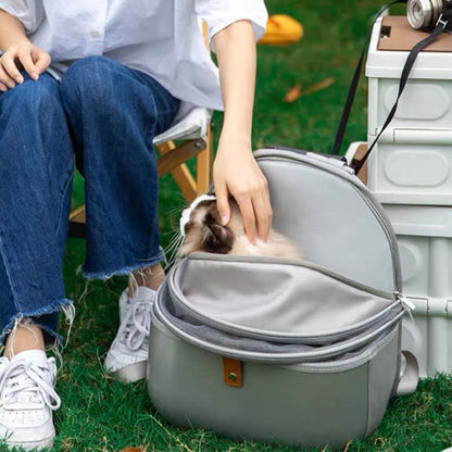 Breathable Portable Folding Travel Pet Carrier Backpack