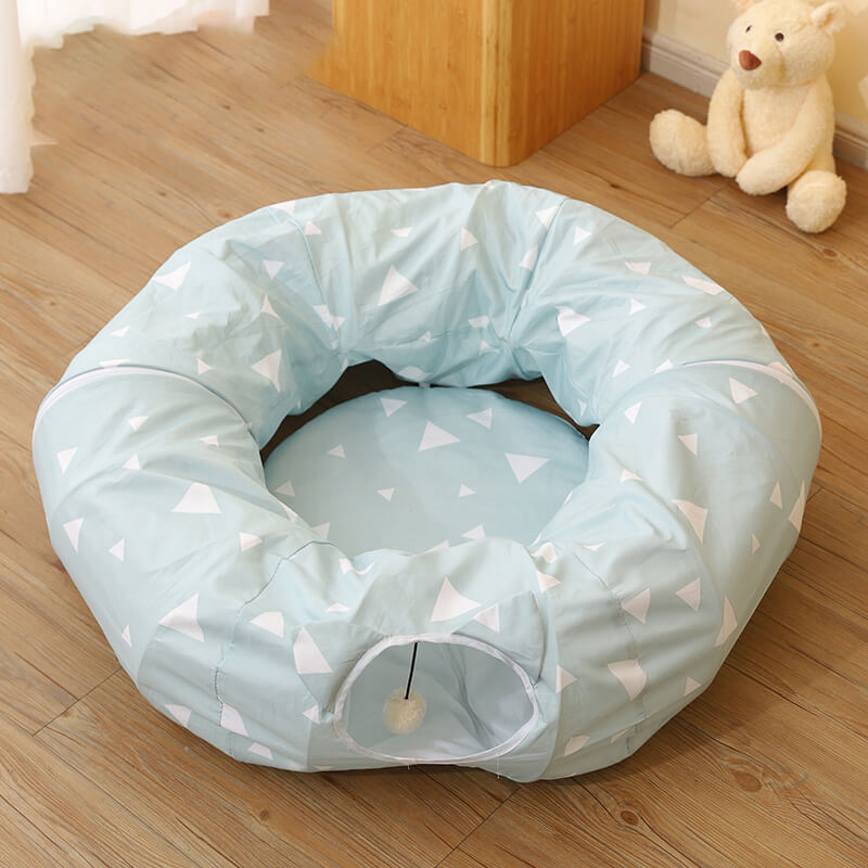 Cool Breathable Foldable Cat Tunnel Bed
