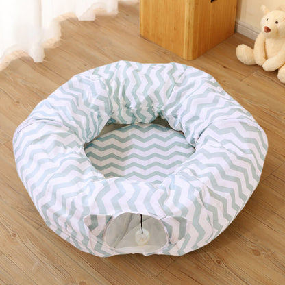 Cool Breathable Foldable Cat Tunnel Bed