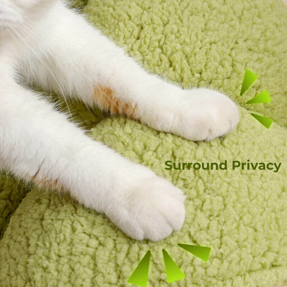 Cute Bear Semi-Enclosed Warm Cat Cave