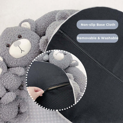 Cute Teddy Bear Pet Bed with Bear Toy Dog & Cat Bed