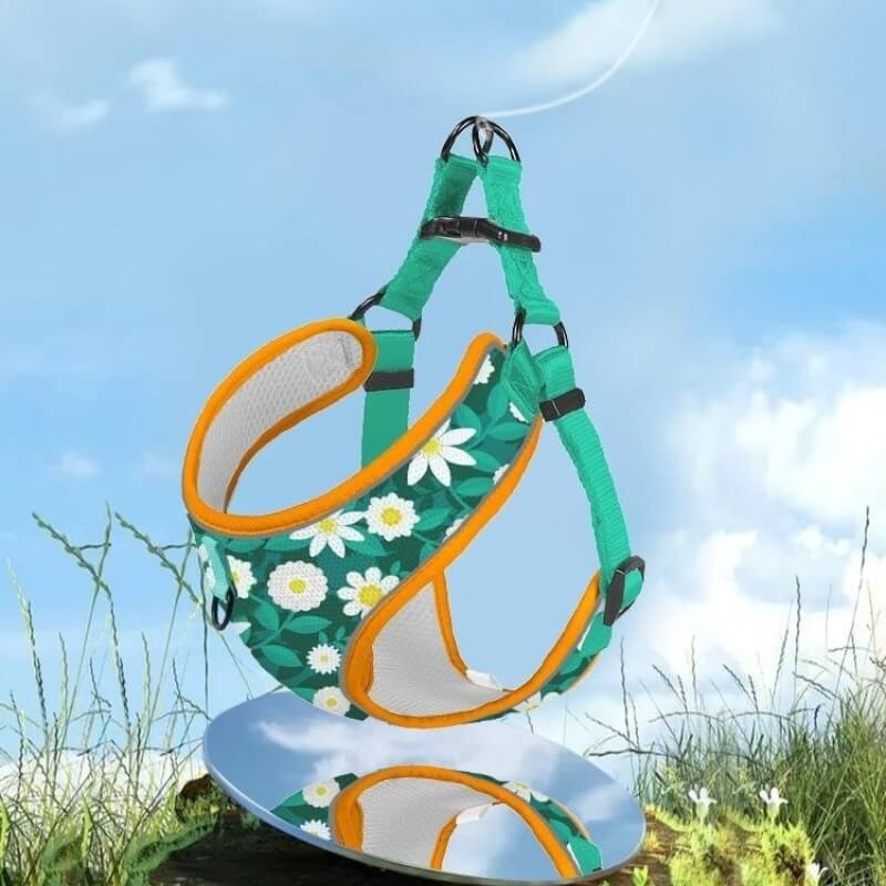 Dog Breathable Harness No Pull  Dog Walk Set