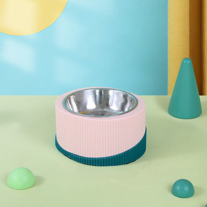 Double Wall Stainless Steel Pet Bowl Slow Food Dog Bowl